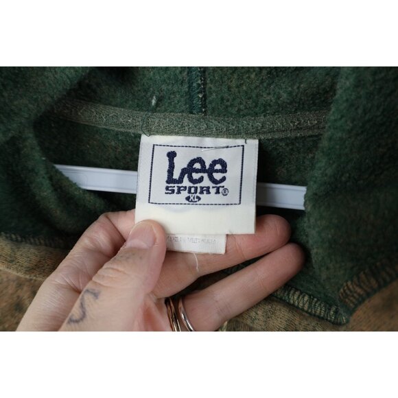 Vtg 90s Mens XL Distressed Acid Wash Michigan State University Hoodie Sweatshirt - Picture 8 of 14